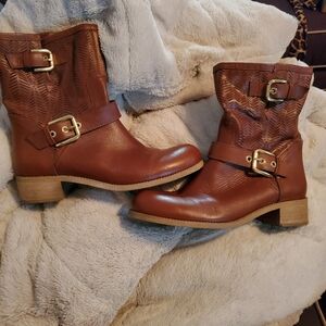 Barney's New York moto Booties sz 40